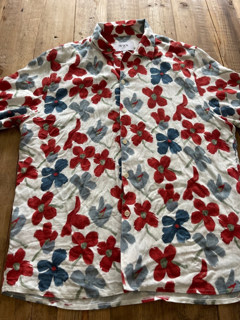 Wax London Floral Short Sleeve Button Shirt - Picture 5 of 7